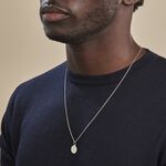 Pendentif Zodiaque Rond Argent Blanc - Bijoux personnalis&eacute;s Famille | Marc Orian