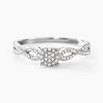 Bague Roseline Or Blanc Diamant - Parures de mariage Femme | Marc Orian