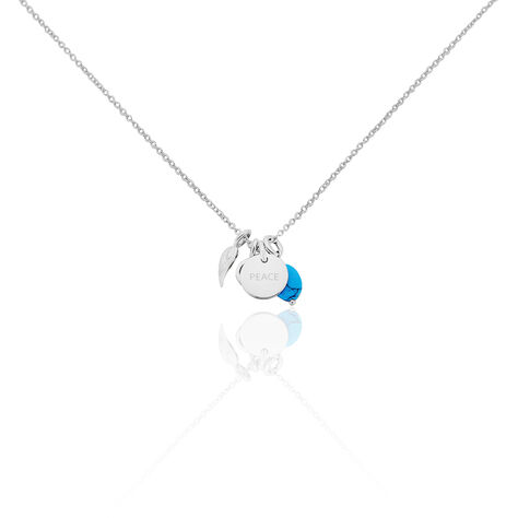 Collier Ammel Argent Blanc - Colliers fantaisie Femme | Marc Orian