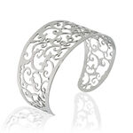 Bracelet Manchette Xaverine Acier Blanc - Bijoux fantaisie Femme | Marc Orian