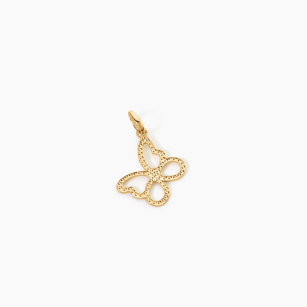 Pendentif Jaima Papillon Diamante Or Jaune - Pendentifs Famille | Marc Orian