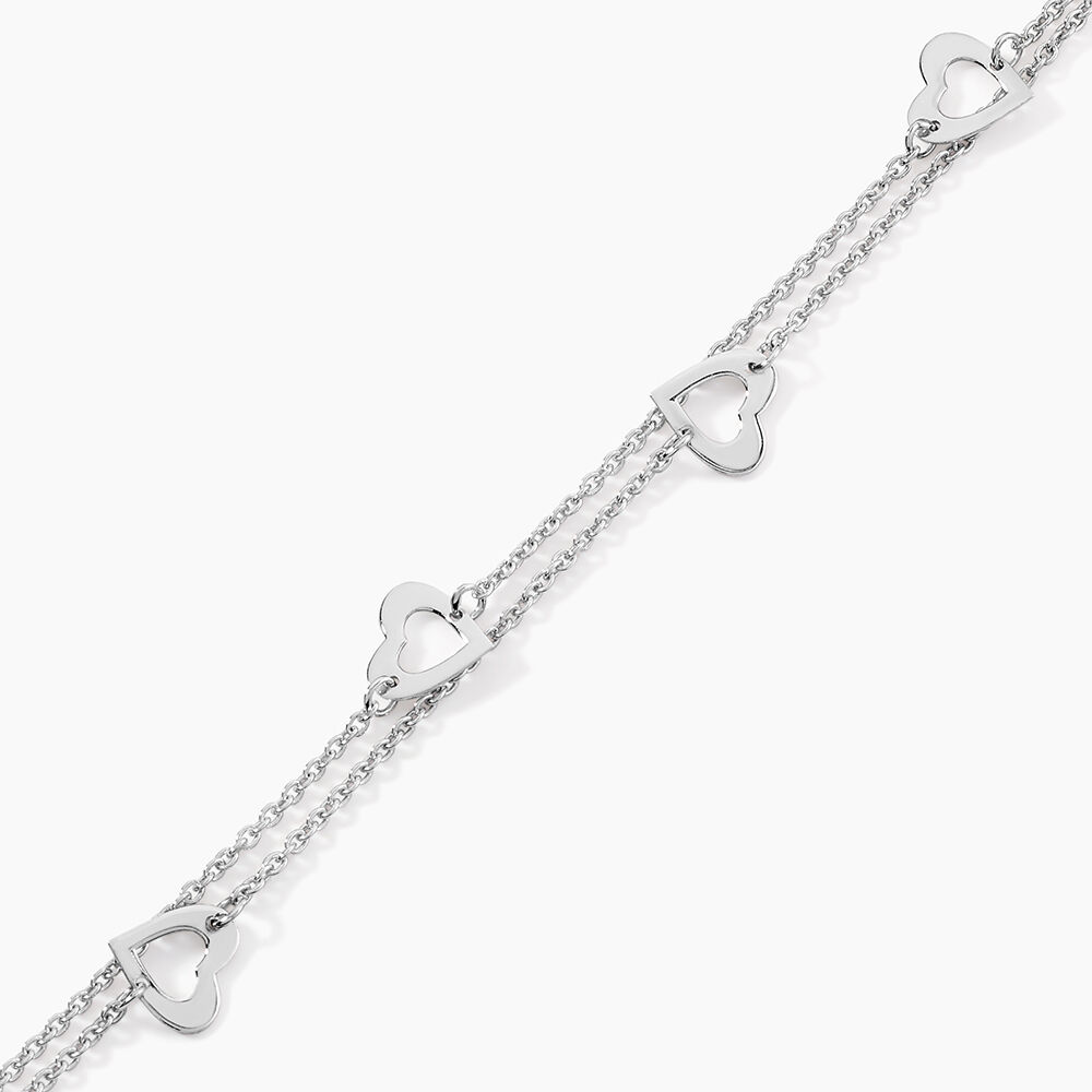 Bracelet Suzy Argent Blanc - Bracelets chaînes Femme | Marc Orian