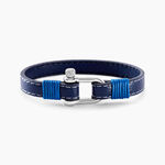 Bracelet Amarelo Acier Blanc - Bracelets cuir Homme | Marc Orian