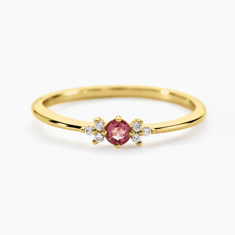 Bague Poem Argent Jaune Tourmaline Oxyde De Zirconium - Bijoux fantaisie Femme | Marc Orian