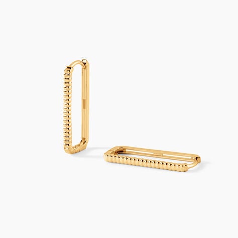 Cr&eacute;oles Huldah Or Jaune - Cr&eacute;oles Femme | Marc Orian