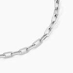 Collier Timoteo Acier Blanc - Colliers fantaisie Homme | Marc Orian
