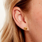 Boucles D'Oreilles Puces Lyane Plaqu&eacute; Or Jaune - Puces Femme | Marc Orian