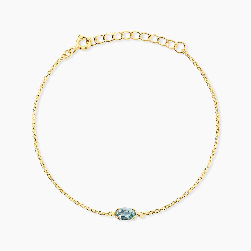 Bracelet Poem Argent Jaune Topaze - Bracelets fantaisie Femme | Marc Orian