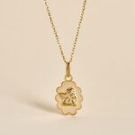 Pendentif Ange Nuage Or Jaune - Bijoux personnalis&eacute;s Famille | Marc Orian