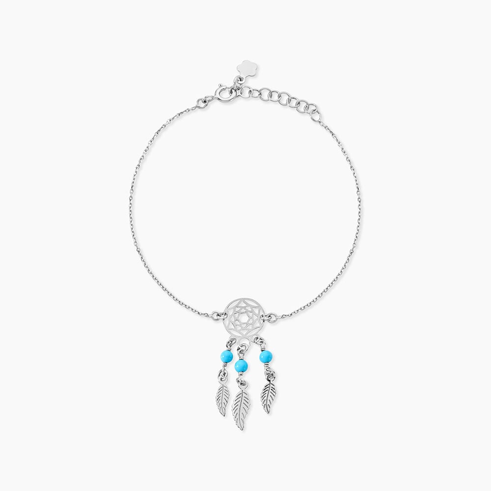 Bracelet Poehei Argent Blanc Cristaux De Swarovski - Bracelets fantaisie Femme | Marc Orian