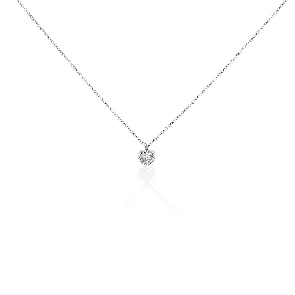 Collier Zilla Argent Blanc - Colliers fantaisie Femme | Marc Orian