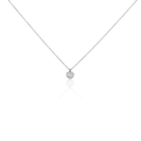 Collier Zilla Argent Blanc - Colliers fantaisie Femme | Marc Orian