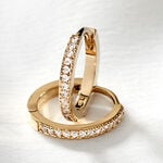 Cr&eacute;oles Kalinda Plaqu&eacute; Or Jaune Oxyde De Zirconium - Cr&eacute;oles Femme | Marc Orian