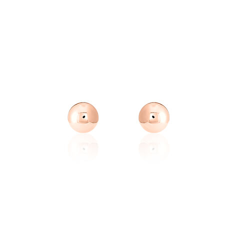 Boucles D'oreilles Puces Fidelia Boule Or Rose - Clous d'oreilles Femme | Marc Orian