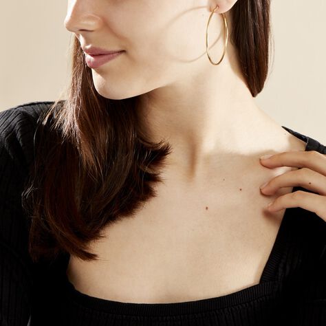 Créoles Verania Or Jaune - Boucles d'oreilles Créoles Femme | Marc Orian