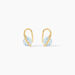 Boucles D'oreilles Puces Or Jaune Berecyntia Topaze - Puces Femme | Marc Orian