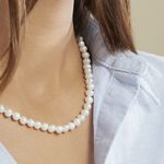 Collier Baroque Or Jaune Perle De Culture - Colliers avec pierres Femme | Marc Orian