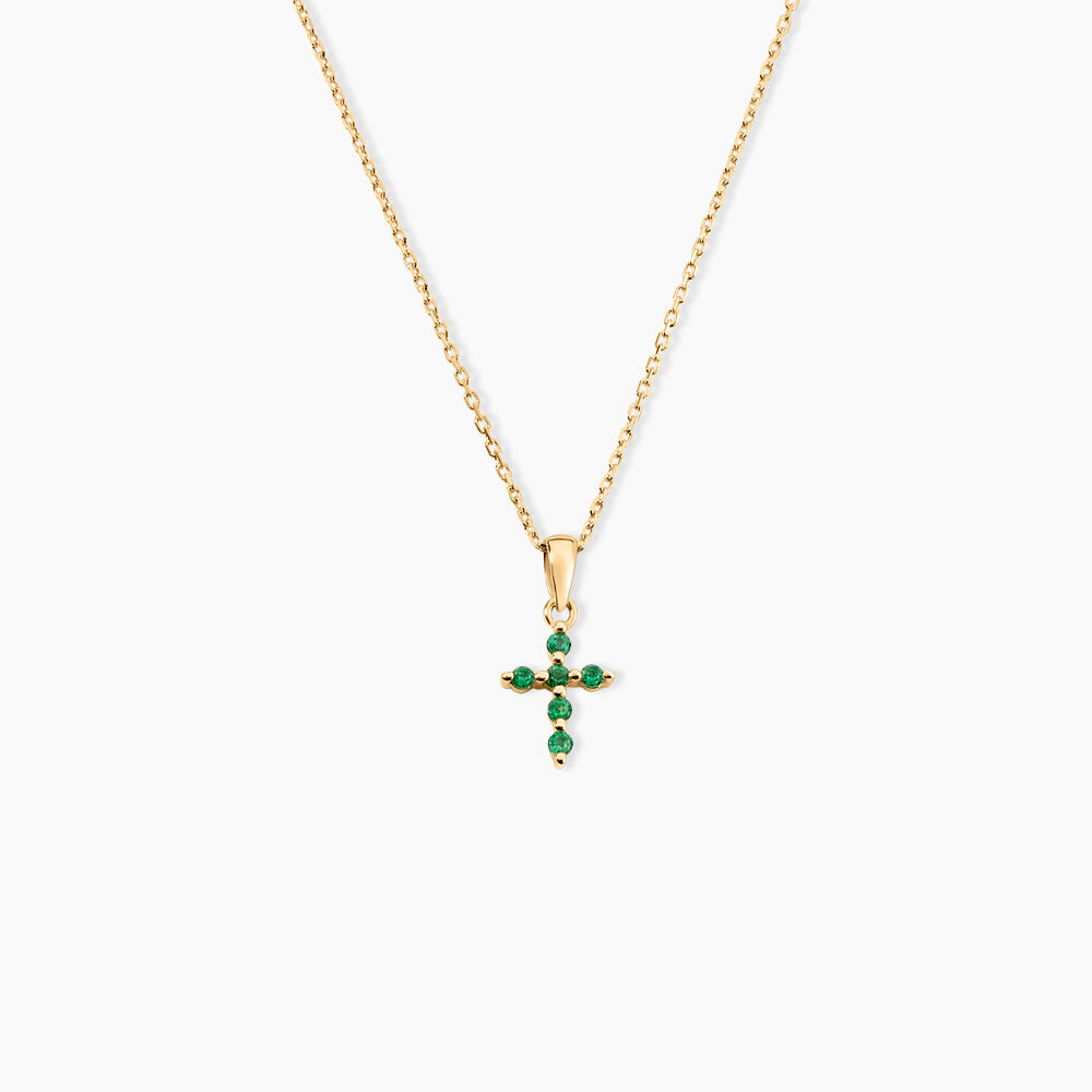 Pendentif Or Jaune Stanley Emeraude - Pendentifs Femme | Marc Orian