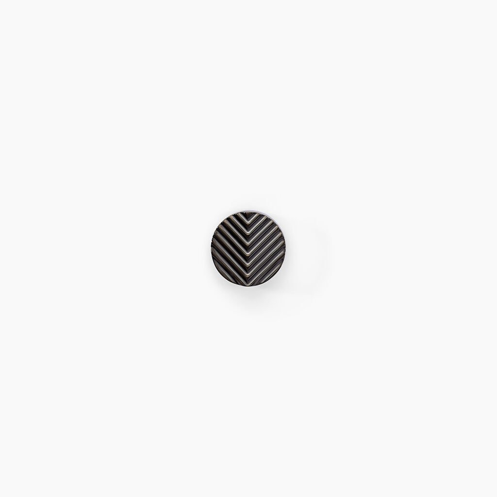 Boucles D'oreilles Puces Black Love Acier Blanc - Puces Homme | Marc Orian