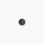 Boucles D'oreilles Puces Black Love Acier Blanc - Puces Homme | Marc Orian