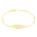 Bracelet Identité Eowyn Maille Fantaisie Or Jaune - Gourmettes Enfant | Marc Orian