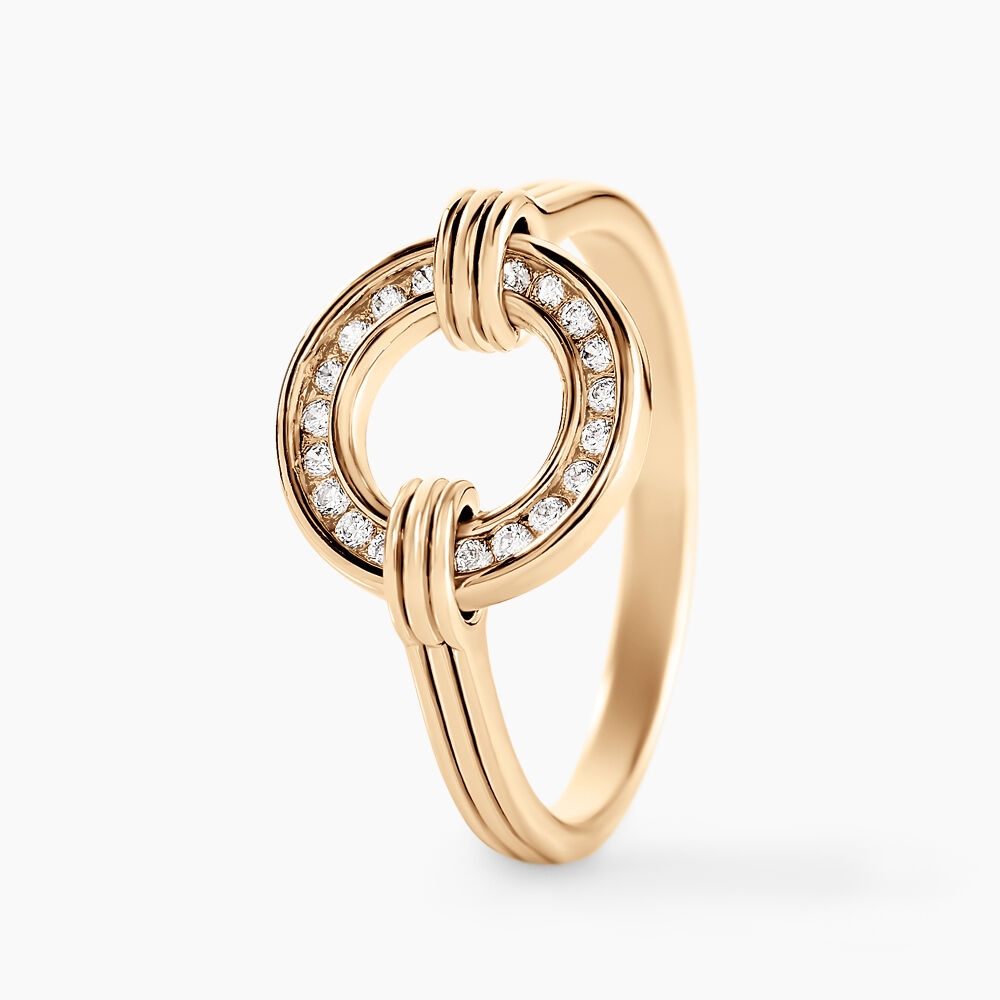 Bague Nelsie Plaqué Or Doré Oxyde De Zirconium - Bagues avec pierre Femme | Marc Orian