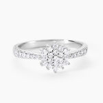 Bague Garoune Argent Blanc Oxyde De Zirconium - Bijoux fantaisie Femme | Marc Orian
