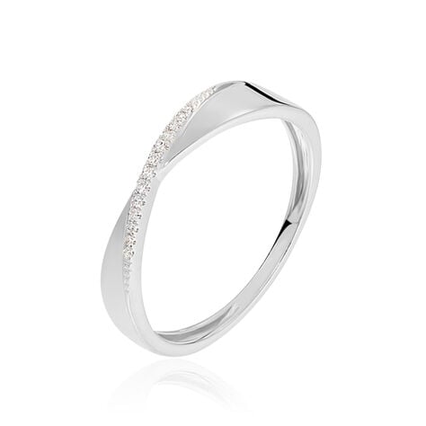 Bague Suzie Or Blanc Diamant - Bagues pierres pr&eacute;cieuses Femme | Marc Orian