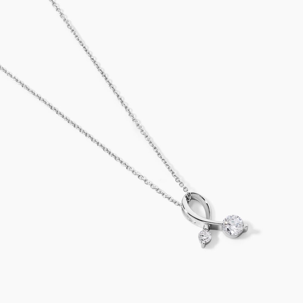 Collier Briaga Argent Blanc Oxyde De Zirconium - Colliers avec pierres Femme | Marc Orian