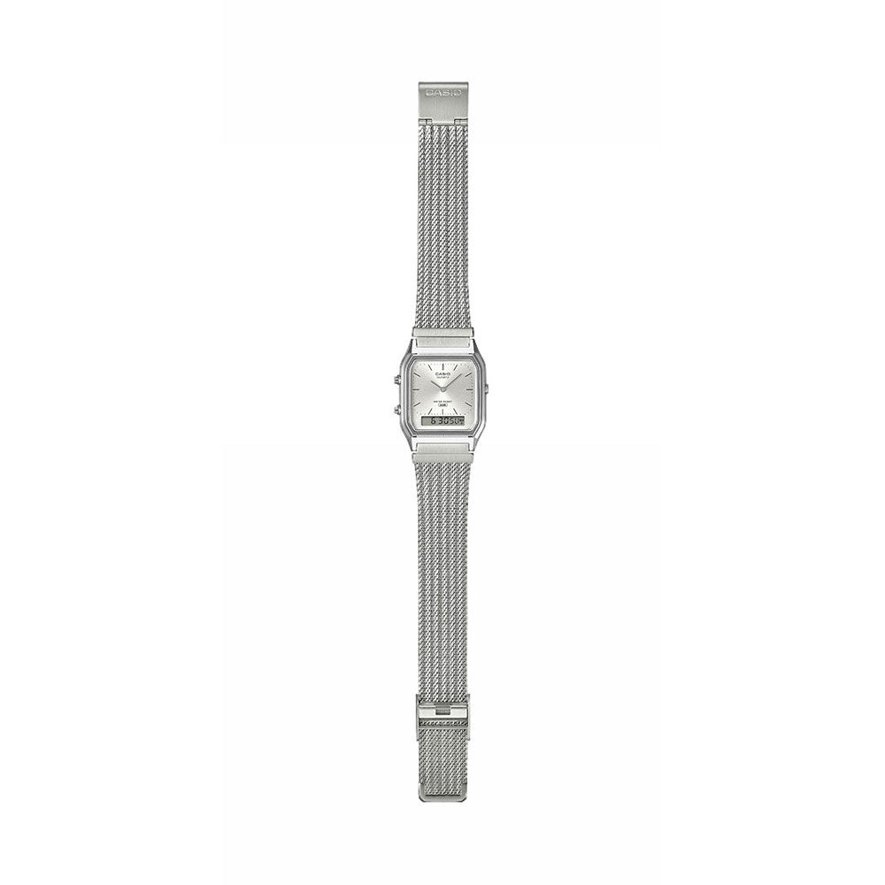 Montre Casio Collection Aq230 Argent&eacute; - Montres maille milanaise Unisex | Marc Orian