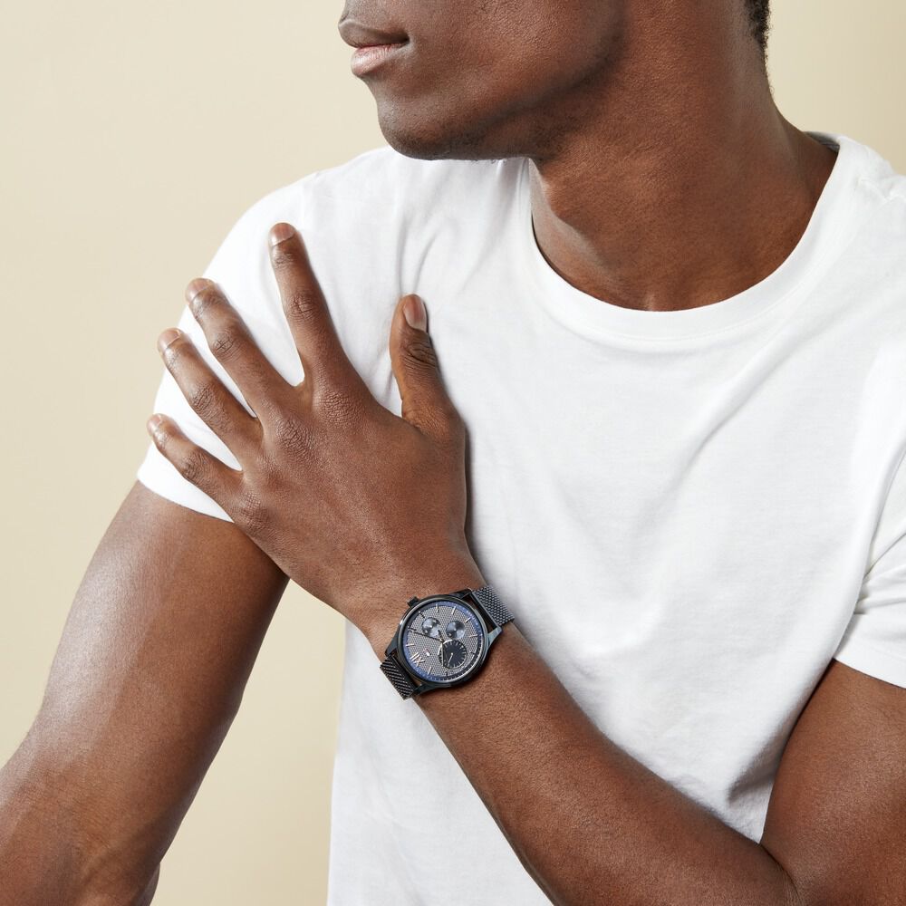 Montre Tommy Hilfiger Damon Bleu - Montres étanches Homme | Marc Orian