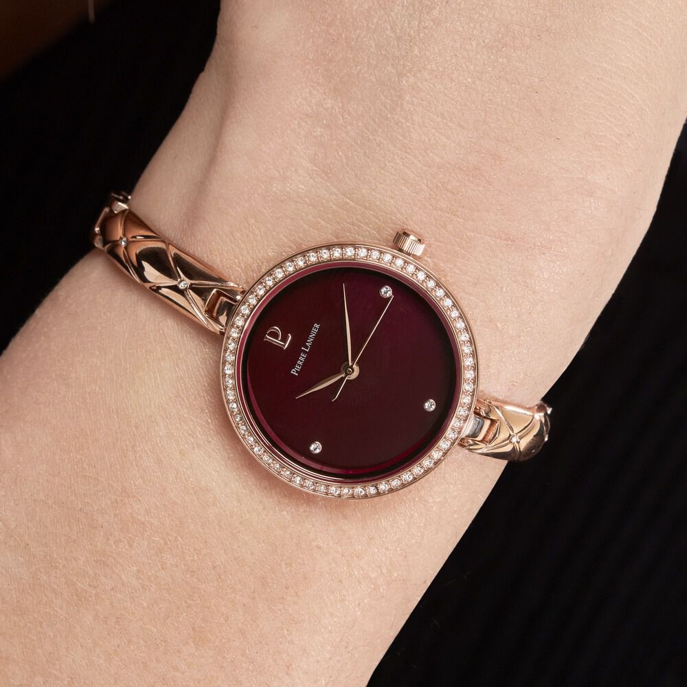 Montre Pierre Lannier Leia Fuschia - Montres classiques Femme | Marc Orian