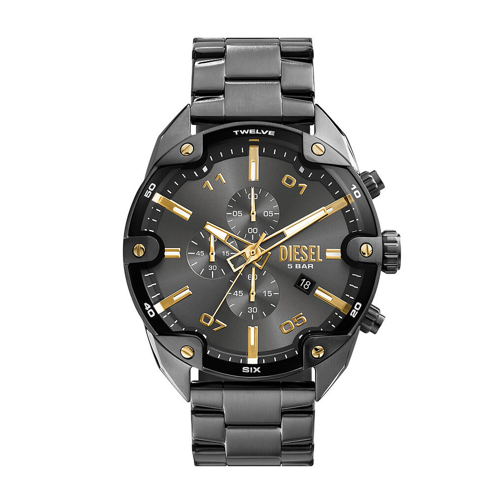 Montre Diesel Spiked Gris - Montres &eacute;tanches Homme | Marc Orian