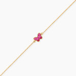 Bracelet Sulivia Papillon Or Jaune - Bracelets cha&icirc;nes Enfant | Marc Orian