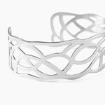 Bracelet Jonc Aelis Acier Blanc - Bracelets joncs Femme | Marc Orian
