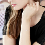 Bracelet Nour-imen Or Blanc Diamant - Bracelets cha&icirc;nes Femme | Marc Orian