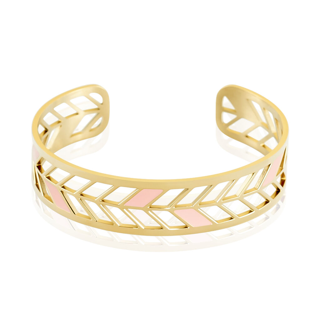 Bracelet Jonc Azat Acier Jaune - Bracelets joncs Femme | Marc Orian