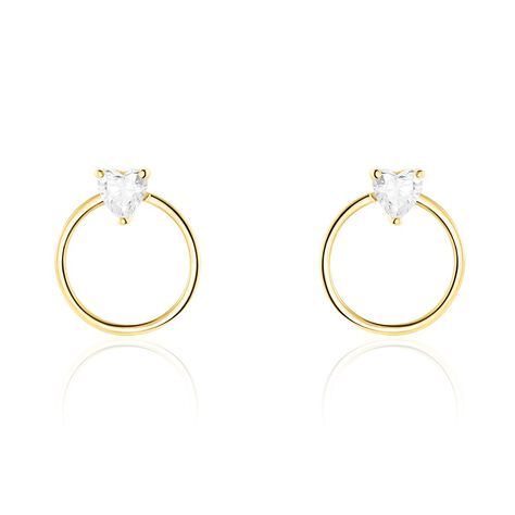 Créoles Kip Or Jaune Oxyde De Zirconium - Boucles d'oreilles Créoles Femme | Marc Orian