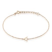 Bracelet Lorena Argent Rose Oxyde De Zirconium