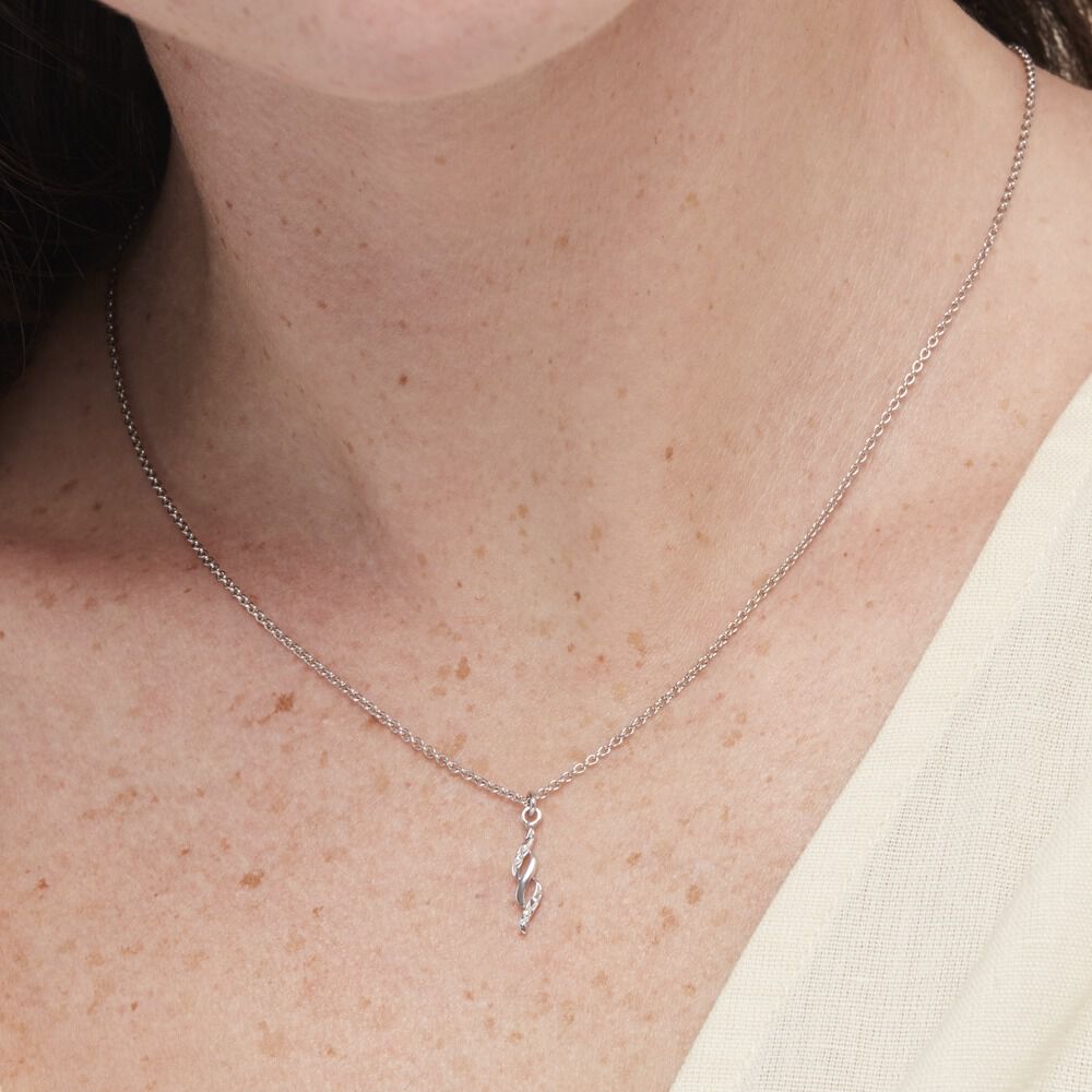 Collier Argent Blanc Lempa - Colliers Femme | Marc Orian