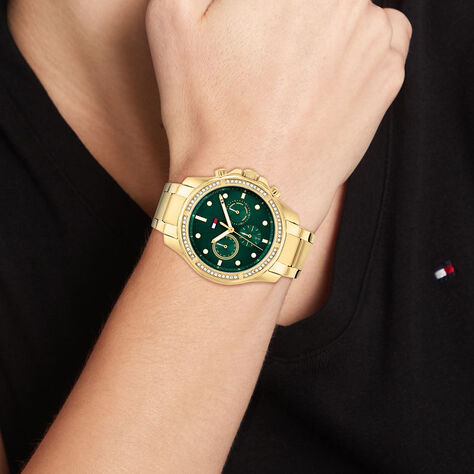 Montre Tommy Hilfiger Brooklyn Vert - Montres classiques Femme | Marc Orian