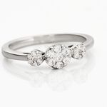 Bague Acil Argent Blanc Oxyde De Zirconium - Bijoux fantaisie Femme | Marc Orian