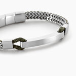 Bracelet Jourdan Donovan Acier Argent&eacute; - Bracelets cuir Homme | Marc Orian