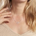 Collier Davia Argent Blanc Oxyde De Zirconium - Colliers avec pierres Femme | Marc Orian