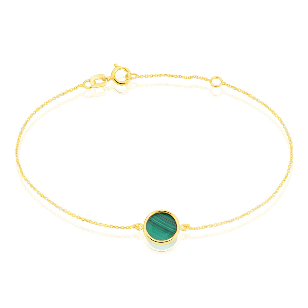 Bracelet en malachite femme Clearance