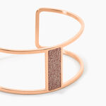 Bracelet Manchette Acier Rose Maria - Bijoux fantaisie Femme | Marc Orian
