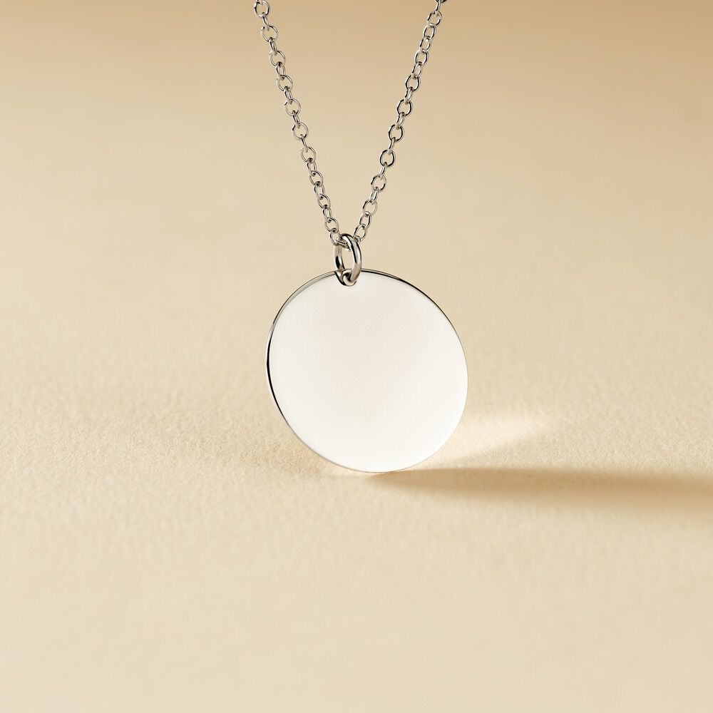 Collier Paula Argent Blanc - Bijoux personnalisés Femme | Marc Orian