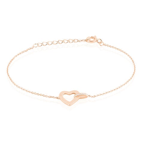 Bracelet Elanda Argent Rose Oxyde De Zirconium - Bracelets chaînes Femme | Marc Orian