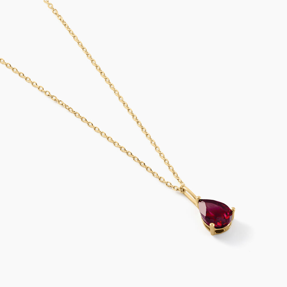 Collier Rhodolite Fever Or Jaune Rhodolite - Colliers avec pierres Femme | Marc Orian