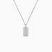 Collier Dany Argent Blanc - Colliers fantaisie Homme | Marc Orian
